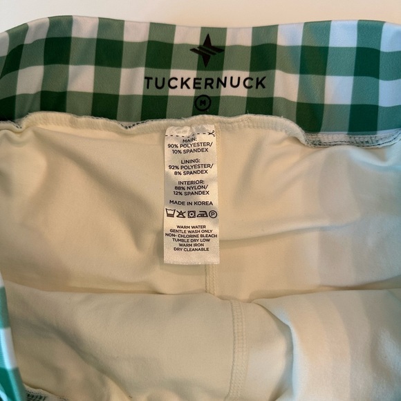 Green Gingham A-Line Tuckernuck Women’s Golf Pickleball Skirt skort - Picture 5 of 5